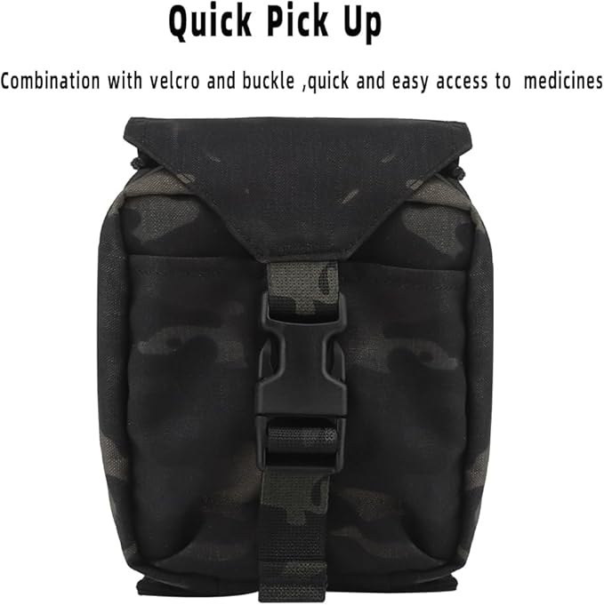 Tactical IFAK Pouch Rapid Deployment Pack MOLLE System First Aid Medical Pouch