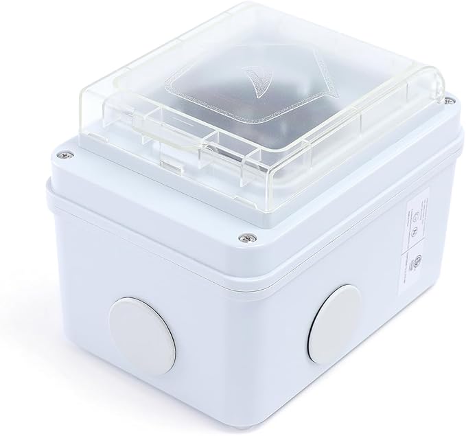 NEMA L5-30P Generator Inlet Box30 Amp 125V Twist Lock Outdoor Power Inlet with Indicator LightPre-Drilled Easy Install Electrical Box for Connecting Portable Generator to House