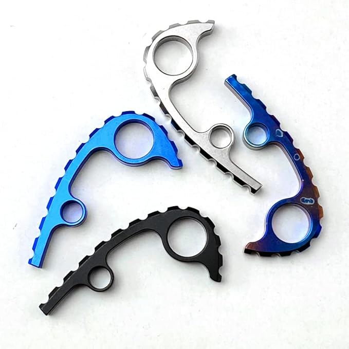 1PC Titanium Back Spacer for Para3 Premium Anodized Blue CNC Spine Backspacer DIY Replacement Accessory