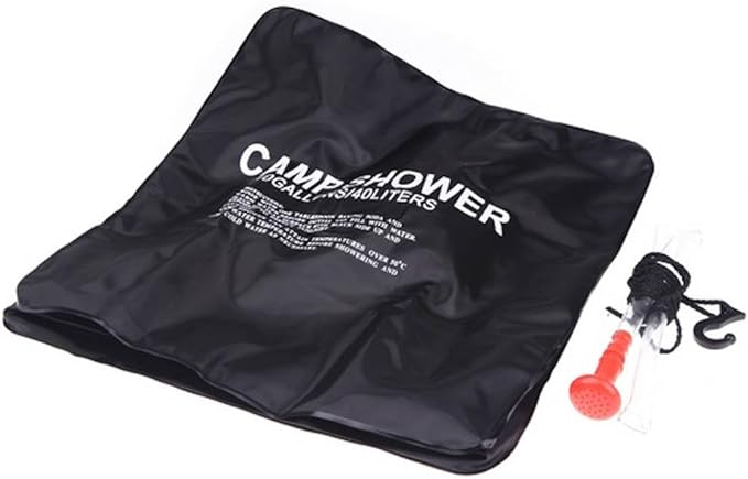 Banner Bonnie 40L 10 Gallon Camping Hiking Solar Heated Camp Shower Bag Outdoor Shower Water Bag 40L