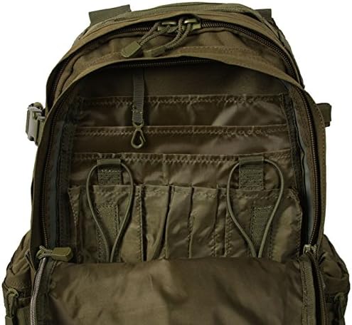 LA Police Gear LAPG Operator Tactical Backpack Adjustable Outdoor Operation Backpack with MOLLE System Hiking Knapsack - OD Green