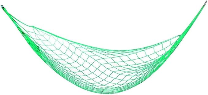 Portable Hammock Portable Hammock Meshy Rope Hammocks Sleeping Net Bed Hanging Nylon for Outdoor Beach Garden Backyard for Backpacking Beach (Color : Green)