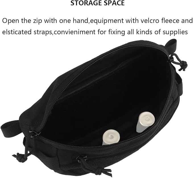 Tactical Sub Abdominal PouchDual-Purpose Dangler Drop Pouch with Tourniquet HolderTactial Vest Chest Rig Carrying Kit Bag