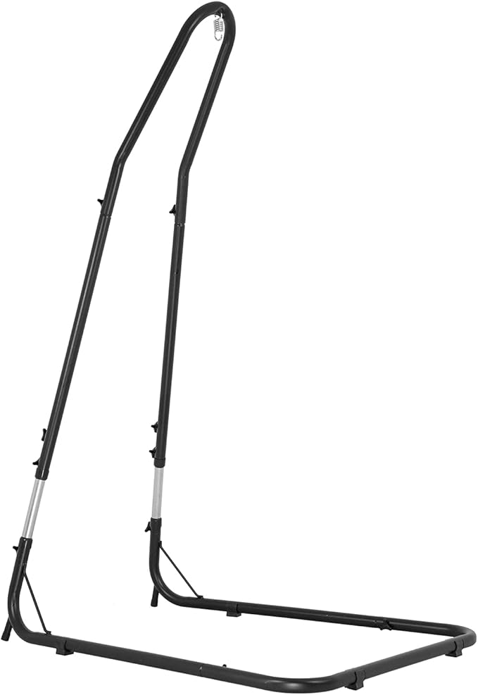 FDW Adjustable Hammock Chair Stand Hammock Stand Only Hanging Chair Stand Swing Chair Stand for Indoor/Outdoor Patio Yard