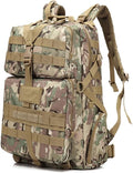 Outdoor Sports Pack Hiking Bag Tactical Rucksack Camo Knapsack Combat Camouflage Tactical 55L 3P Molle Backpack