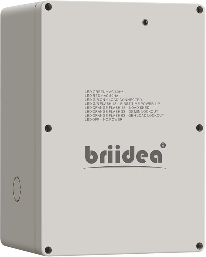 100 Amp Smart Management Module (SMM) Briidea Load Management Device Replaceable/Compatible with Generac 7006 Protects Generator from Overload Gray