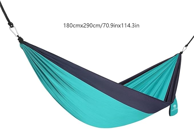 Portable Hammock Portable Patio Hammock Swing Bed Double Hammocks with Carrying Bag for Beach Garden Backyard for Backpacking Beach (Color : Orange)