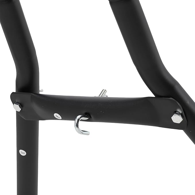 Hammock Stand Heavy-Duty Carbon Steel Frame 550 lbs Capacity Portable Stand for Double Hammocks Fits 9.5-14 ft Hammocks Indoor/Outdoor Use Black
