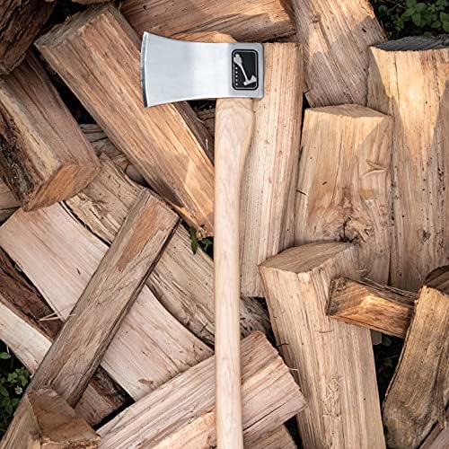 Official World Axe Throwing League Premium Starter Kit with Throwing Hatchet Throwing Axe Axe Throwing Target Stencil Axe Throwing Markers &amp Axe Sharpening Whetstone