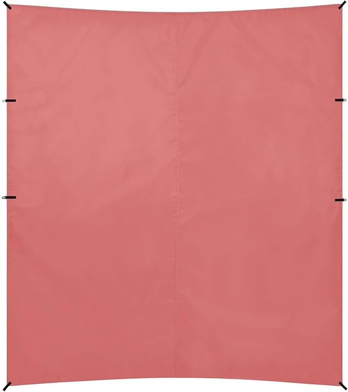 Indian Red Foldable Beach Tent UPF50+ Protection Easy Setup Sun Shelter with Sandbags &amp Sand Shovel for Camping Trips Fishing Backyard Fun or Picnics