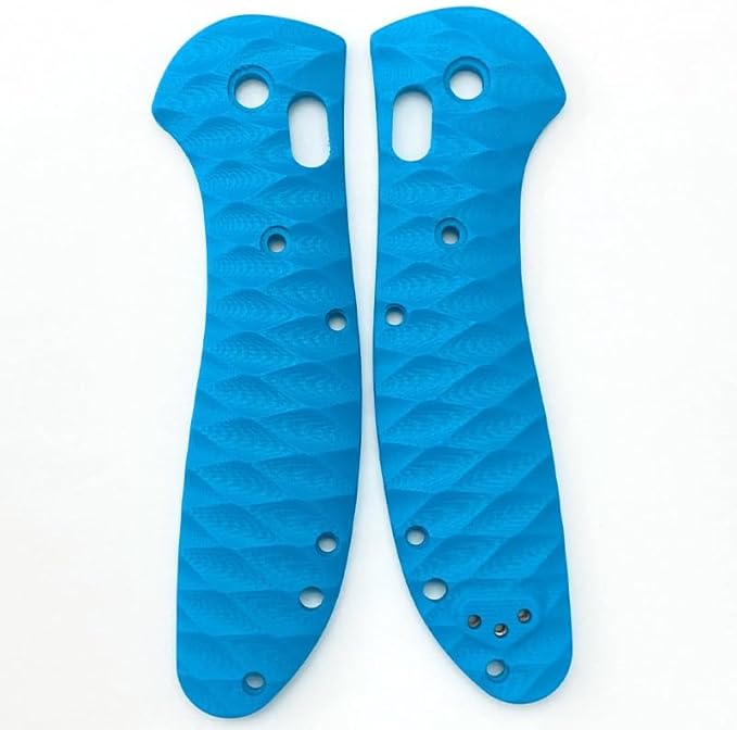 1 Pair Custom Scales Handle with 3 Sets Screws Fits for Benchmade Griptilian 551 G10 Handle Patch