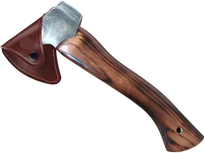 Hatchet Sheath PU Leather Holder Handmade Portable Waist Head Cover Axe Head Cover for Camping Outdoor Tool for Outdoor Camping Blade Protection