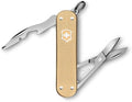 Victorinox Companion Slim Alox Pocket Tool 5 Functions Small with Scissors and Screwdriver Swiss Made - Gold
