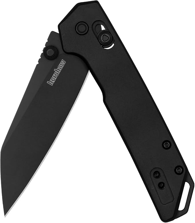 Kershaw Mini Iridium Folding Pocket Knife 3 inch D2 Steel Blade DuraLock Aluminum Handle Pocketclip