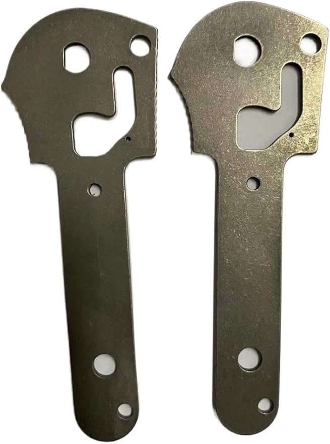 1 Pair Stainless Steel Lining Fits for Benchmade 551 Griptilian Plastic Version CNC Steel Lining