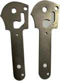 1 Pair Stainless Steel Lining Fits for Benchmade 551 Griptilian Plastic Version CNC Steel Lining