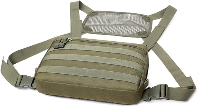 BESPORTBLE Tactical Shoulder Bag for Men Hiking Camping Gear Chest Pouch Mobile Power Bank Pocket