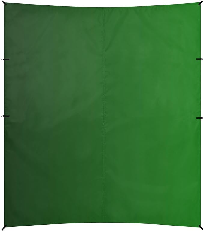 Green Gradient Stable Beach Tent UPF50+ Waterproof Sun Shelter with Sand Shovel for Family Trips Picnics &amp Camping