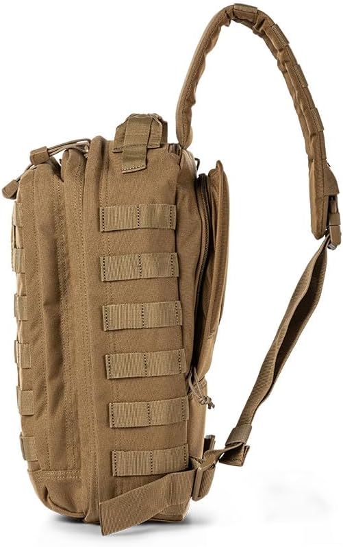 5.11 Tactical RUSH MOAB 8 Sling Pack 13L – Ambidextrous CCW Ready EDC Messenger Bag – Durable 1050D Nylon Kangaroo Style 56810ABR
