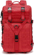 Outdoor Sports Pack Hiking Bag Rucksack Knapsack Combat Camouflage Tactical Backpack - Red