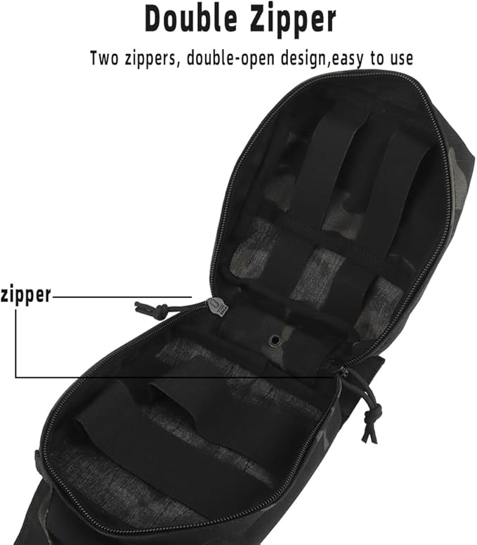 Tactical IFAK Pouch Rapid Deployment Pack MOLLE System First Aid Medical Pouch
