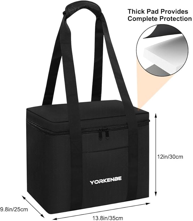 Carrying Case Compatible with Jackery Explorer 1000 V2 Water Resistant Padded Portable Power Station Storage Bag for RV Travel Outdoor Camping