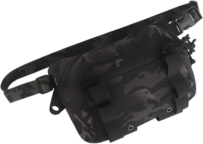 Tactical Drop Pouch Fanny PackUtility EDC Large Multi-Purpose Waist Bags for Tactial Vest Chest Rig