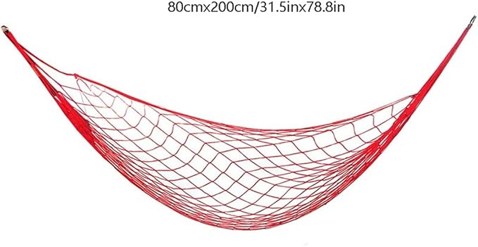 Portable Hammock Portable Hammock Meshy Rope Hammocks Sleeping Net Bed Hanging Nylon for Outdoor Beach Garden Backyard for Backpacking Beach (Color : Green)