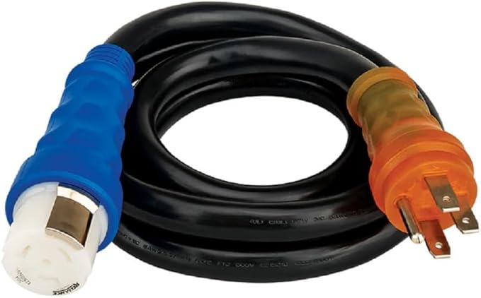 Reliance Controls Corporation PC5010-14 50-Amp 10-Foot Generator Power Cord for Generators Up to 12500 Running Watts Black
