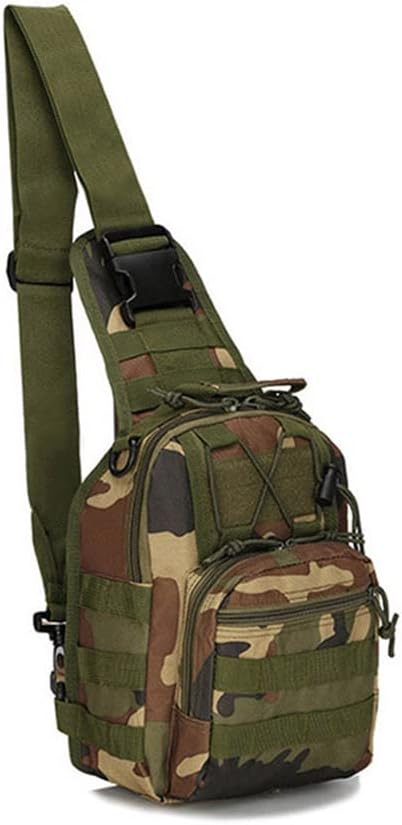Outdoor Sports Hiking Sling Bag Shoulder Pack Camouflage Tactical Molle Combat Chest Bag