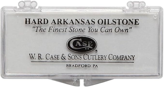 Case XX WR Pocket Knife Russlock Amber Jig Bone W/Sharpening Stone (61953L SS) - Length Closed: 4 1/4 Inches