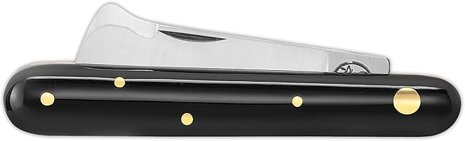 DUE BUOI GRAFTING KNIFE 202 WITH BLACK POLYMER HANDLE. (PROFESSIONAL KNIFE NOT AN EDC POCKET KNIFE)