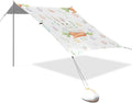 Beach Canopy with Windproof Ropes &amp Sandbags Beach Tent Sun Shade Sun Shelter for Camping Trips Fishing Backyard Fun or Picnics Easter Bunny