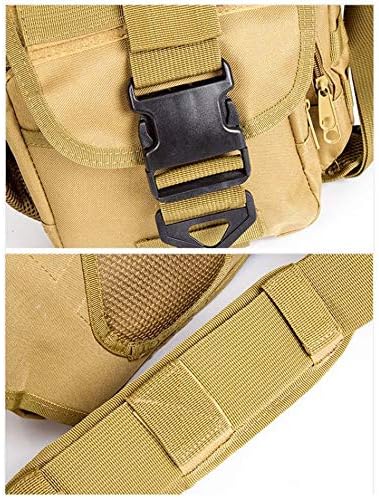 Sunnystacticalgear Outdoor Sports Hiking Sling Bag Shoulder Gear Pack Chest Range Bag Molle Camouflage Tactical Versipack - Black