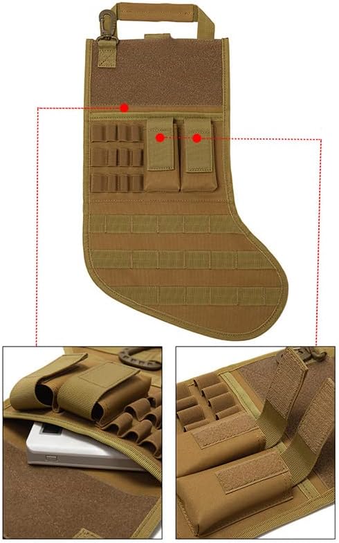 Outdoor Sports Airsoft Gear Molle Assault Combat Hiking Bag Accessory Camouflage Kit Pack Tactical Pouch Tactical Socks Pack