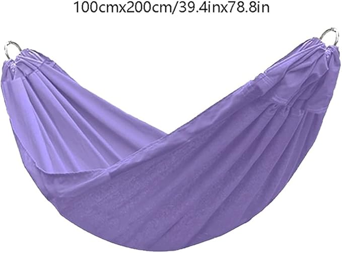 Portable Hammock Portable Hammocks Swing Bed Large Double Parachute Hammock Lightweight Adults for Outdoor Beach Garden Backyard for Backpacking Beach (Color : Black)