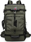 Tactical Backpack Military Molle Hiking 36-55L travel casual sporty outdoor duffel bag army green (50L) rain cover