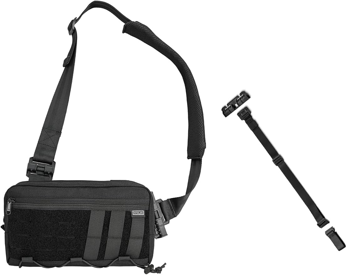 TACTICAL_GEEK Cache L3C EDC Sling Bag &amp TGBelt7 Backpack Chest Strap