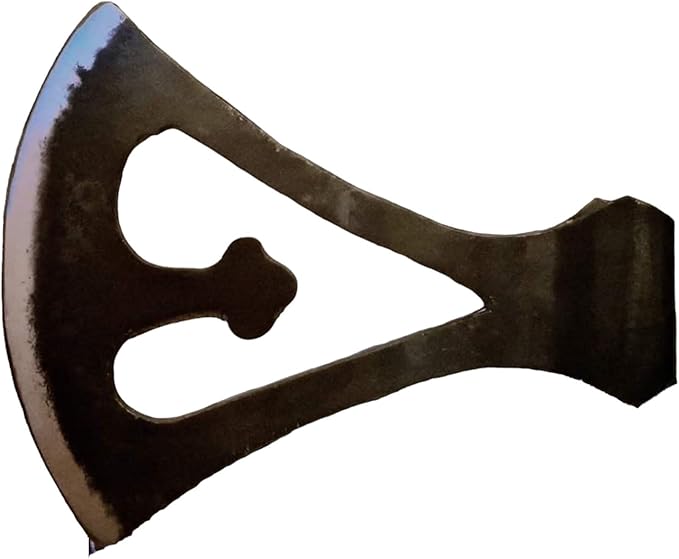 Viking Axe Blade Forged Camping Axe High Carbon Steel EN 45 Sharp Blade Viking Bearded Nordic Handmade Camping Axe Hatchet-Norse Axe Tomahawk Vikings Bearded A14 Axe AZHAN STEEL CRAFT