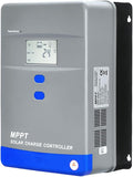 100A MPPT Solar Charge Controller 12V/24V/36V/48V Auto Battery Regulator LCD DisplayMAX PV Panel Input 5200W for AGM Gel Flooded and Lithium Battery Charging High-Efficiency Energy Conversion
