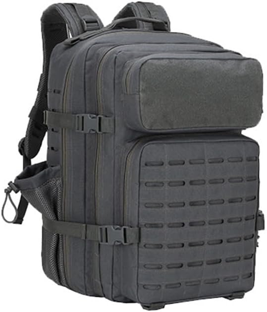 Outdoor Sports Pack Hiking Bag Rucksack Knapsack Combat Camouflage Tactical Backpack - Grey