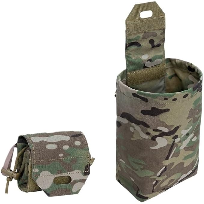 Compatible For Tactical Foldable Recycling Bag Dump Pouch Drop durable Mini(MC)