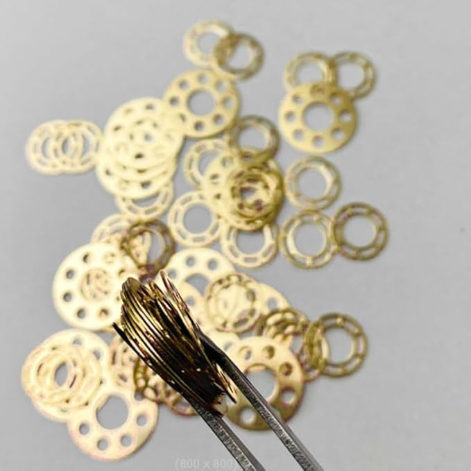 2PCS Custom Gasket Brass Washer Replacements are Suitable for Chris Reeve Large Sebenza Umnumzaan