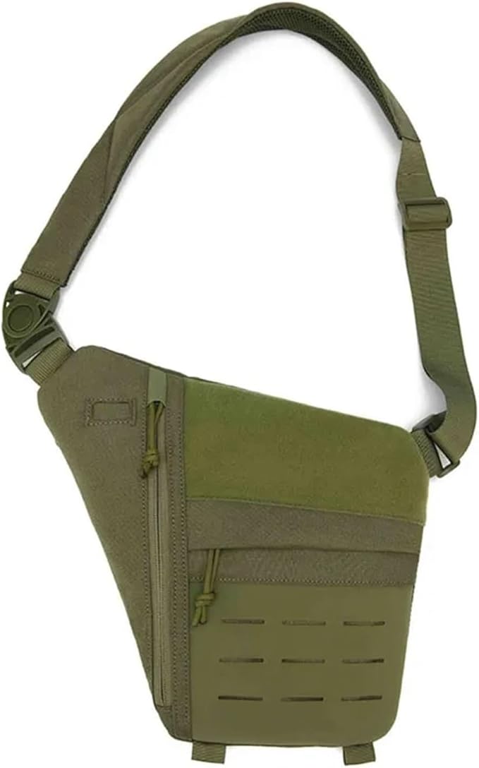 Genérico Compatible For Tactical Bag Concealed Multifunctional Crossbody Hunting Camping Survival Backpack Shoulder(Green)