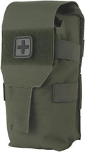 Small Vertical First Aid Kit Tactical Medical Pouch With MOLLE Nylon Emergency Bag For Team Activities Outdoor Games (10x20cm 0.11KG)