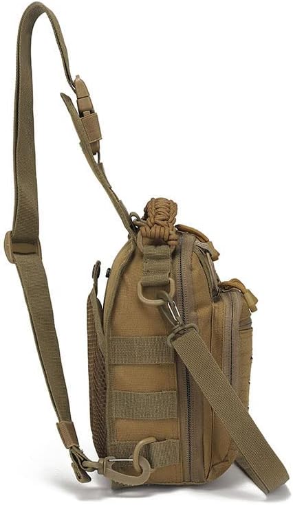 Outdoor Sports Hiking Sling Bag Shoulder Pack Camouflage Tactical Molle Chest Bag