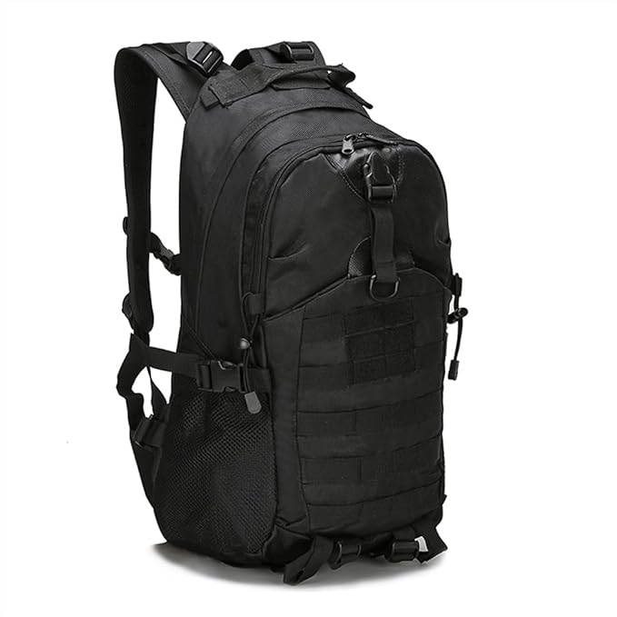 Tactical Backpack for Men Hiking Day Pack Molle Military Rucksack Waterproof Assault Pack Bag for Hunting Camping Trekking (Black)