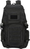 50L Multi functional Combination Backpack Tactical Mountaineering Bag Cycling Sports Outdoor Shoulder Pack (Black)