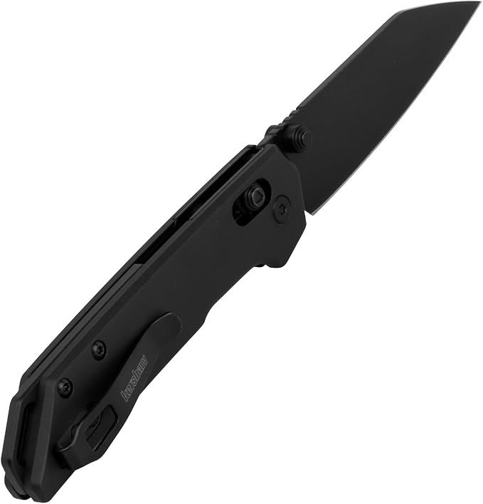 Kershaw Mini Iridium Folding Pocket Knife 3 inch D2 Steel Blade DuraLock Aluminum Handle Pocketclip