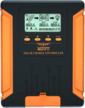 SolaMr [𝐔𝐩𝐠𝐫𝐚𝐝𝐞𝐝] 80A 180V MPPT Solar Charge Controller 12V/24V/36V/48V LCD Screen Solar Panel Controller for Gel Sealed Flooded and Lithium LiFePO4 Battery (CM80A)